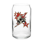 DUI Skull Beer Can Glass Set - 16oz - Glassware