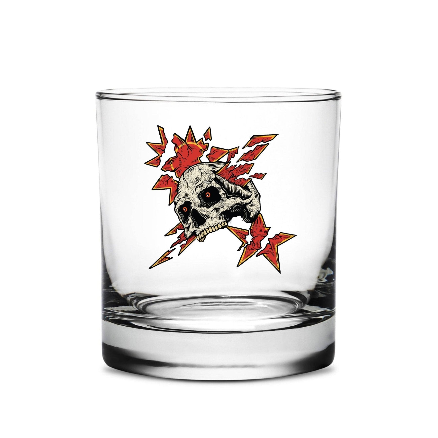 DUI Skull Whiskey Glass Set - 16oz - Glassware