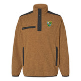 75th DUI Shield Embroidered Melange Fleece Pullover