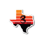 Eagle Troop Texas Sunset Sticker - 4" - Private Sticker