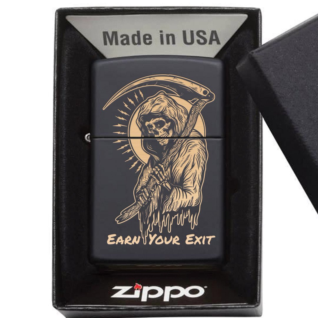 Earn Your Exit Lighter - Matte Black - No Discount