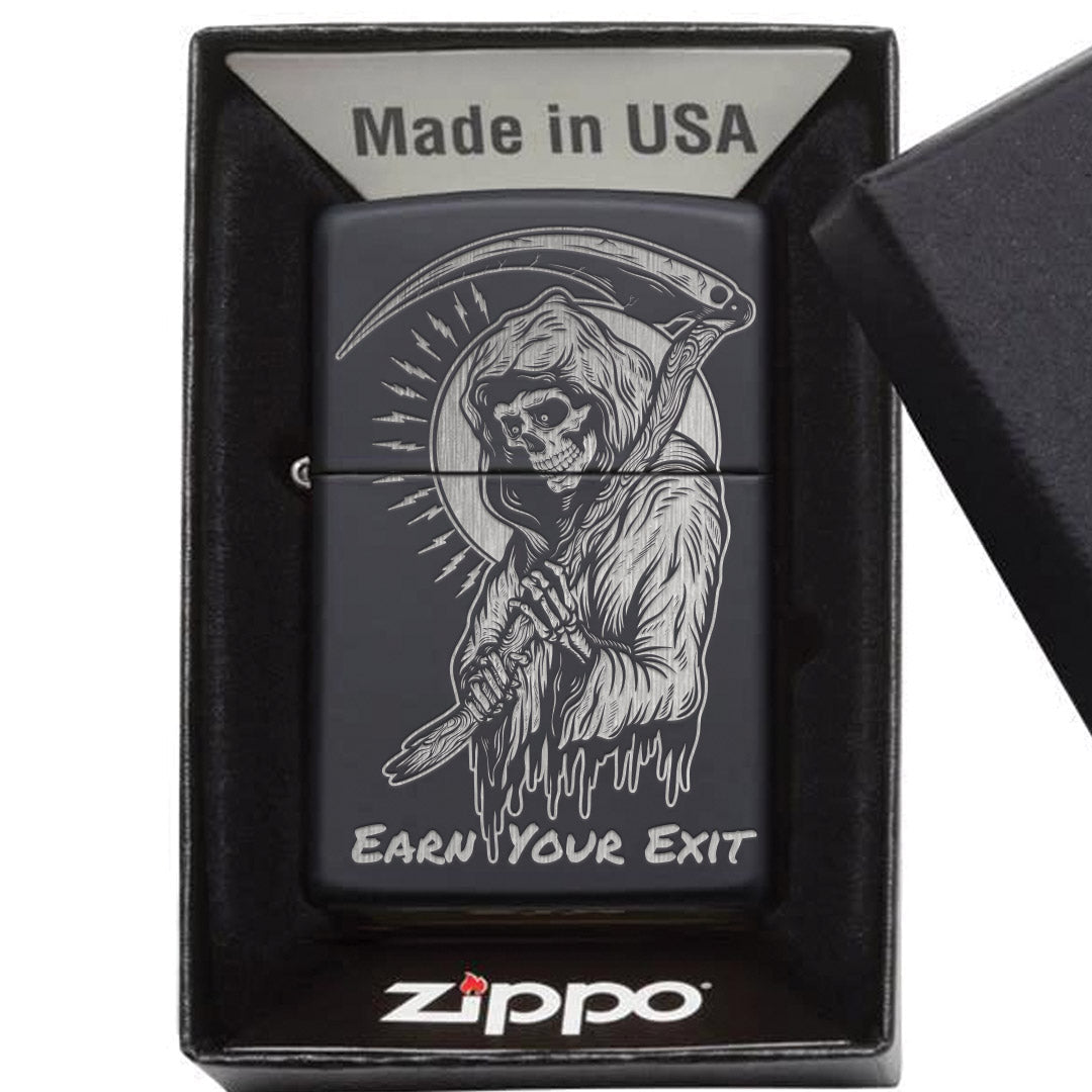Earn Your Exit Lighter - Matte Black - Lighter