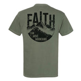 Faith Can Move Mountains Heavyweight Tee - Small - Shirt
