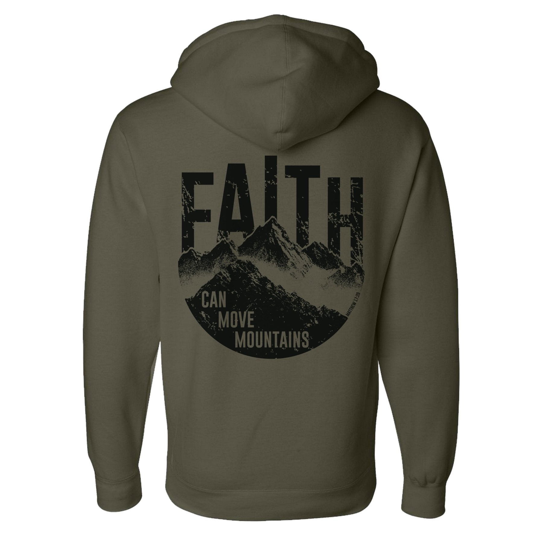 Faith Can Move Mountains Hoodie - Small - Hoodie
