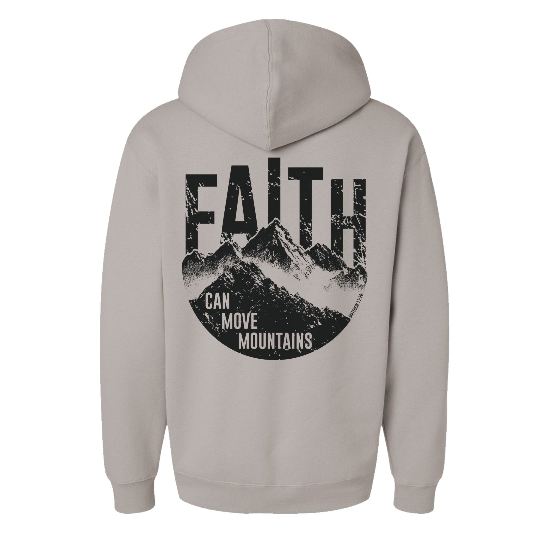 Faith Can Move Mountains Hoodie - Small - Hoodie
