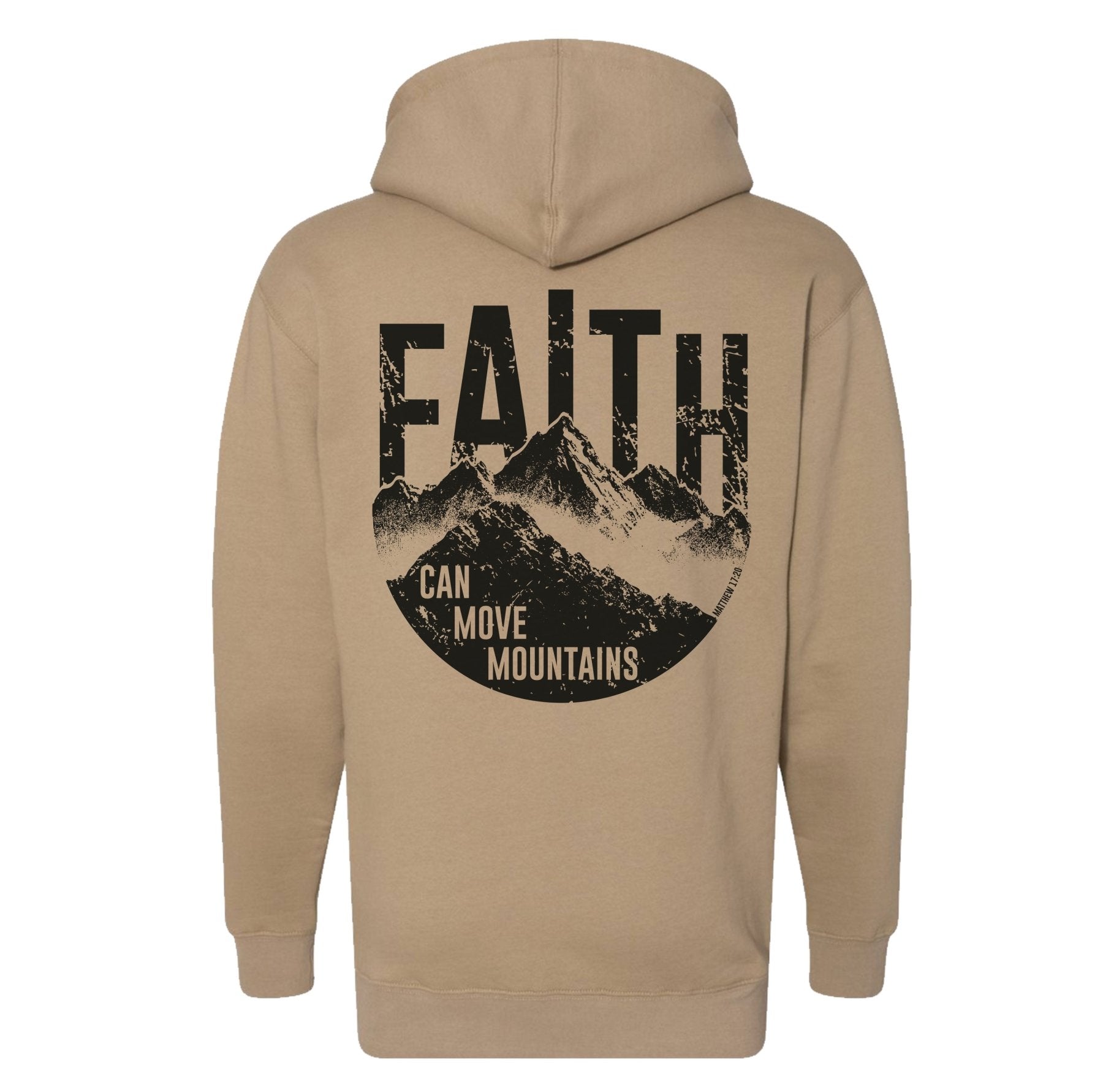 Faith Can Move Mountains Hoodie - Small - Hoodie
