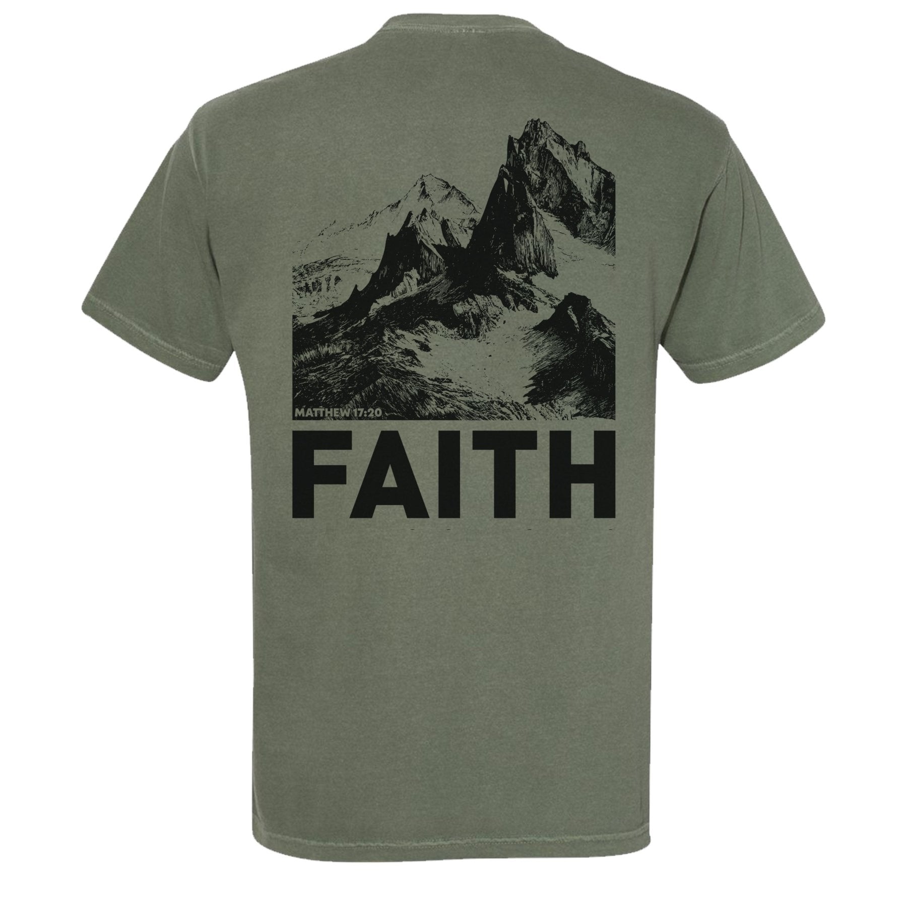Faith Moves Mountains Heavyweight Shirt - Small - Shirt