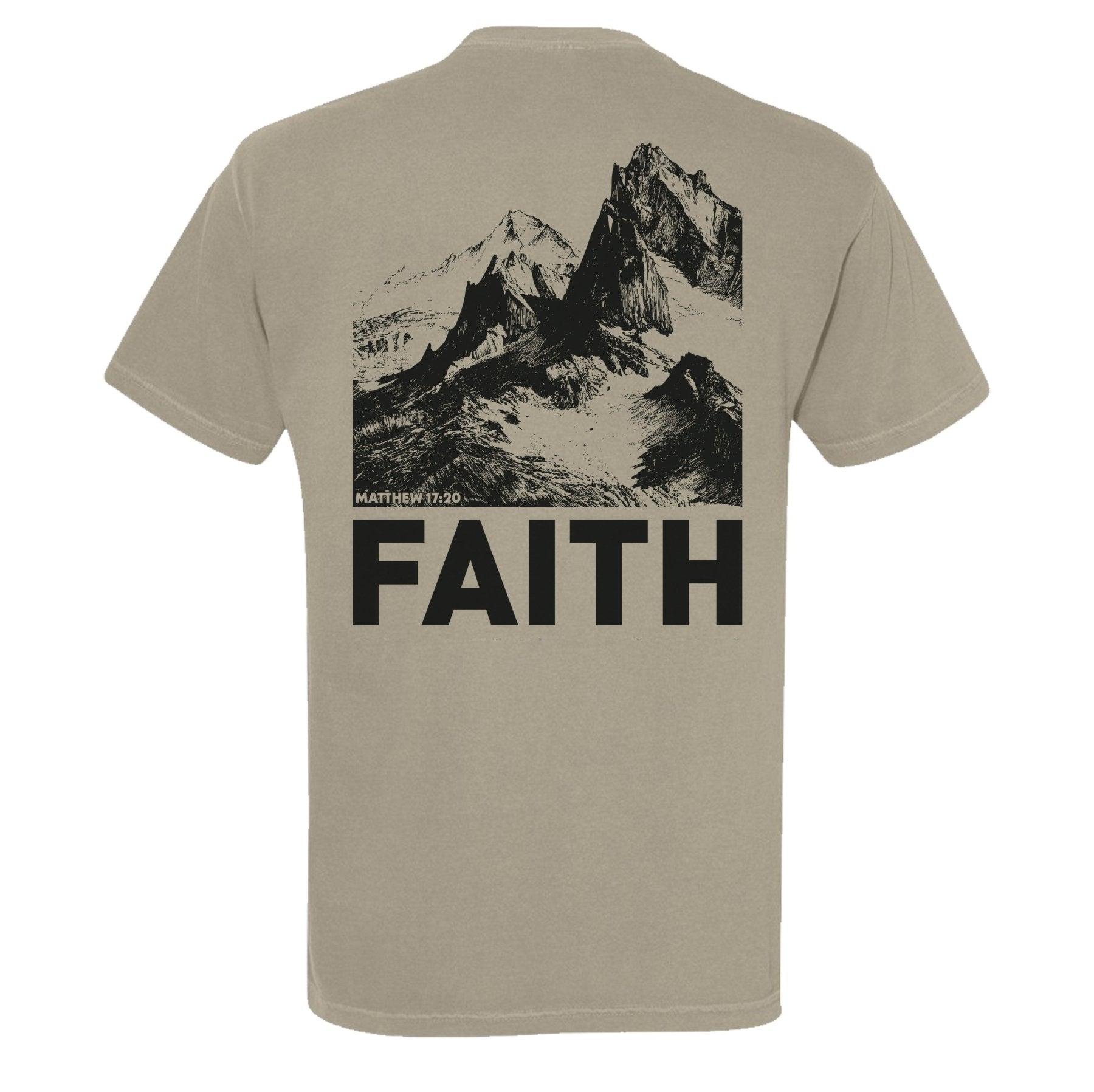 Faith Moves Mountains Heavyweight Shirt - Small - Shirt