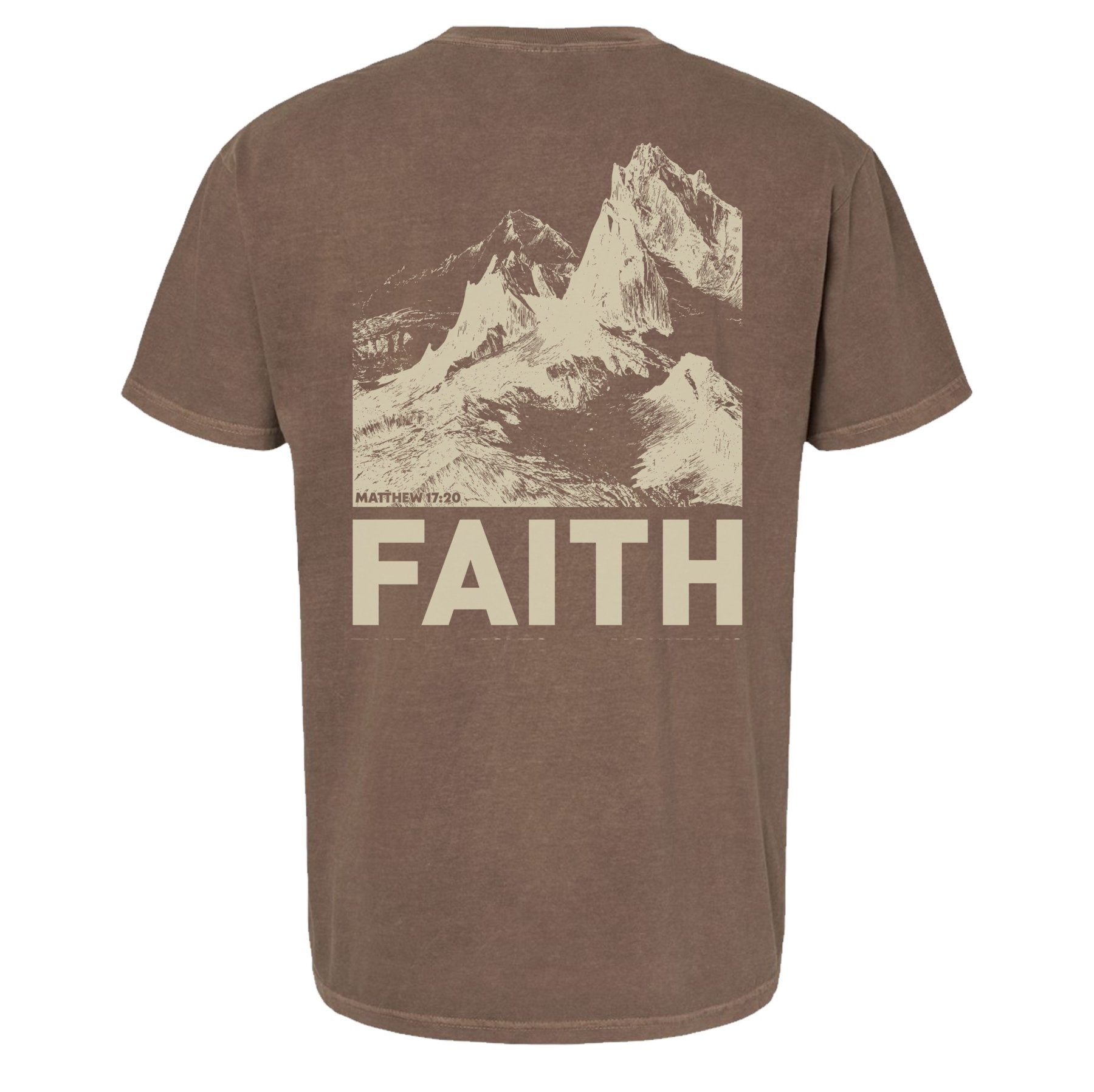 Faith Moves Mountains Heavyweight Shirt - Small - Shirt