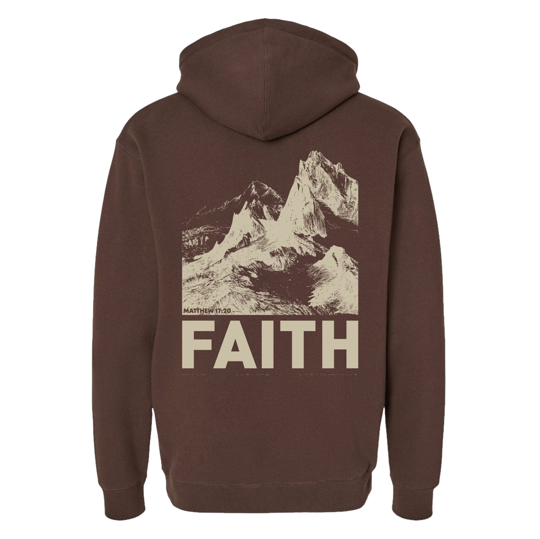 Faith Moves Mountains Hoodie - Small - Hoodie