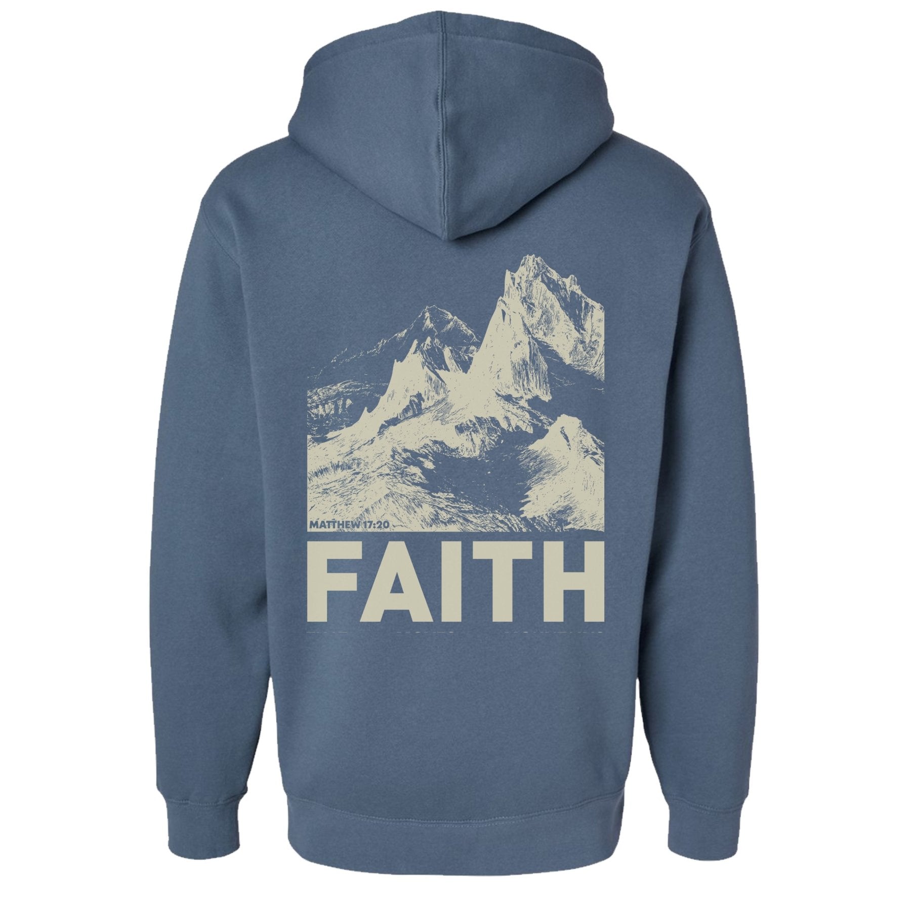 Faith Moves Mountains Hoodie - Small - Hoodie