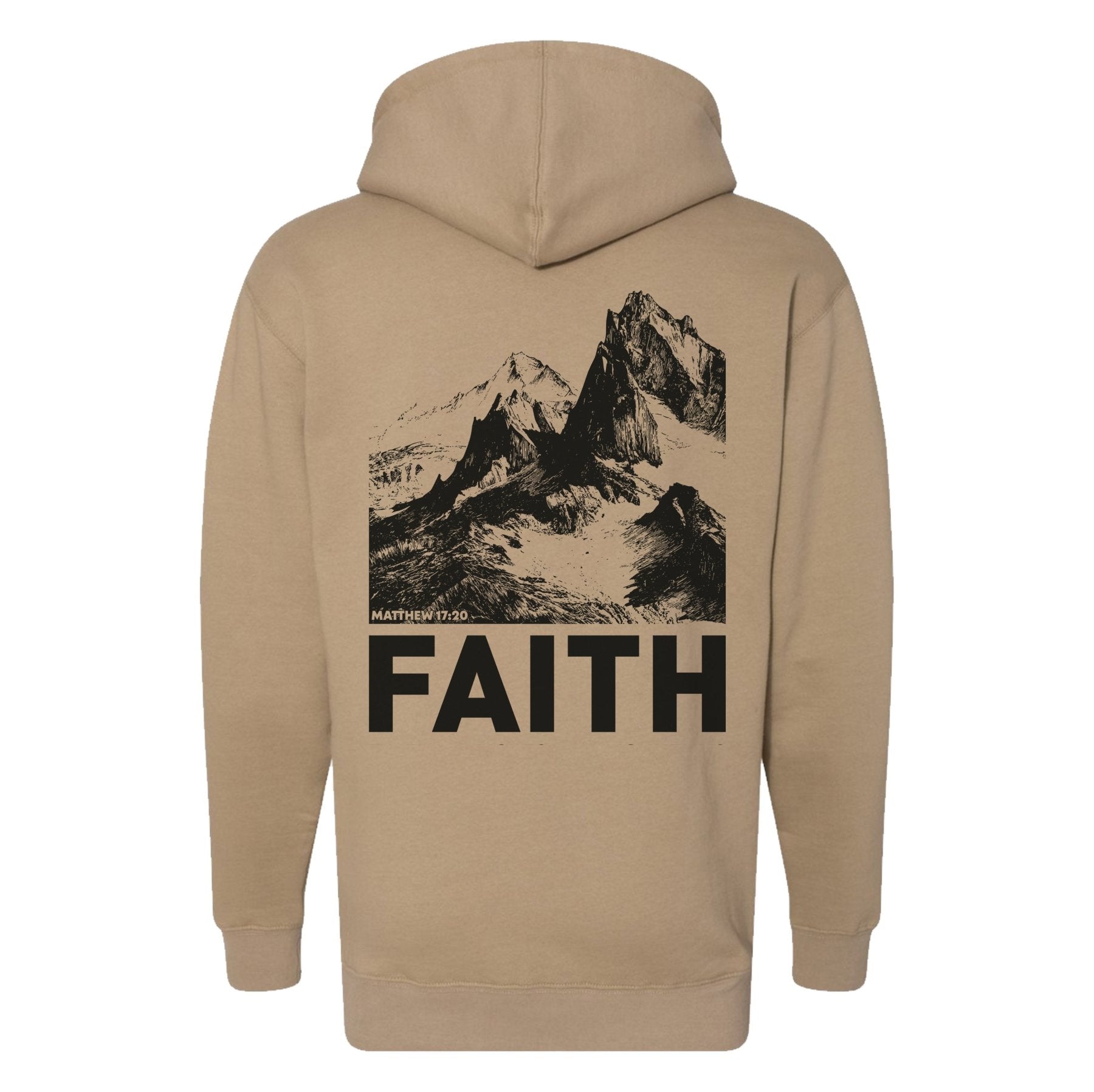 Faith Moves Mountains Hoodie - Small - Hoodie