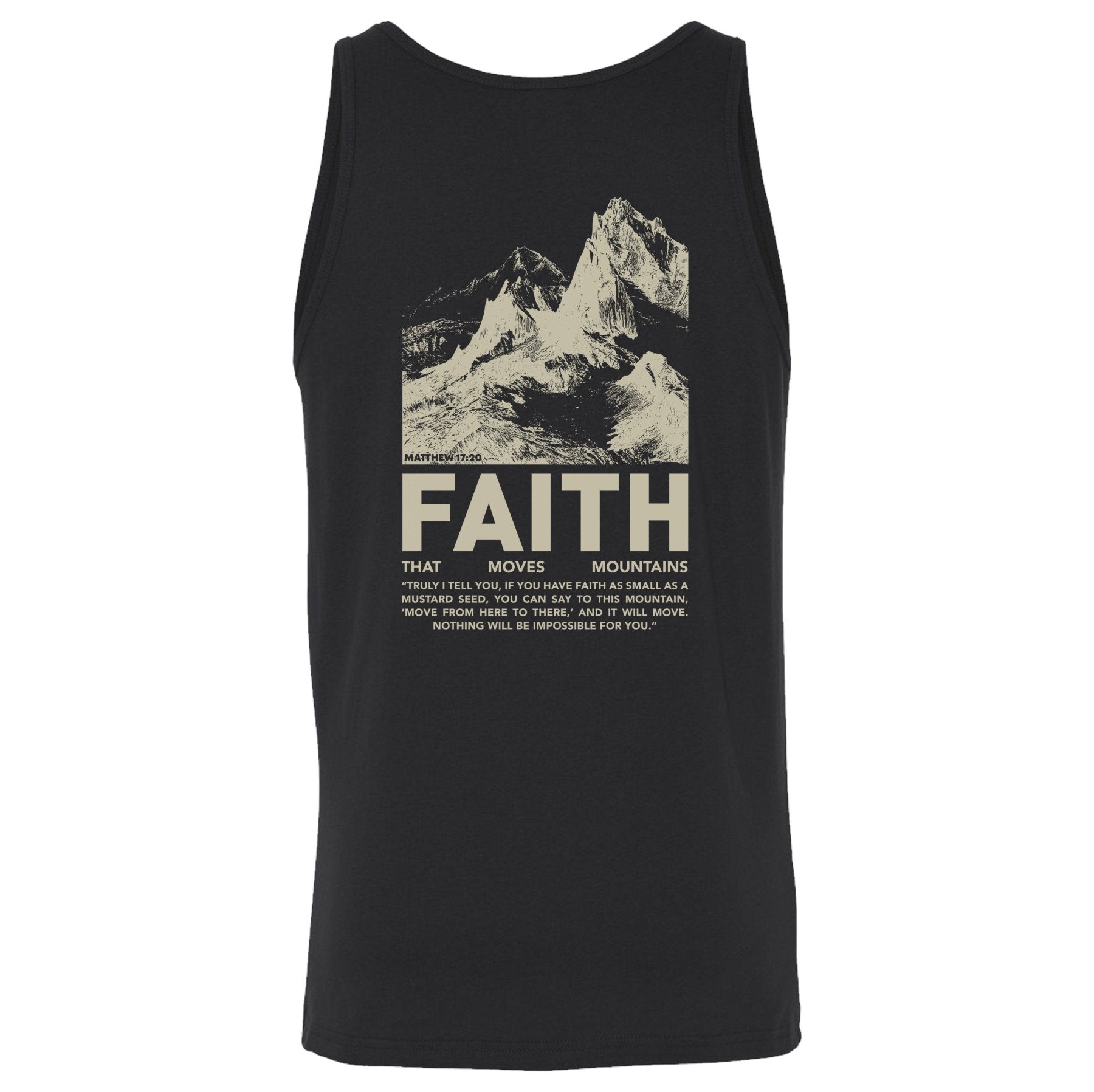 Faith Moves Mountains Tank - Small - Tank