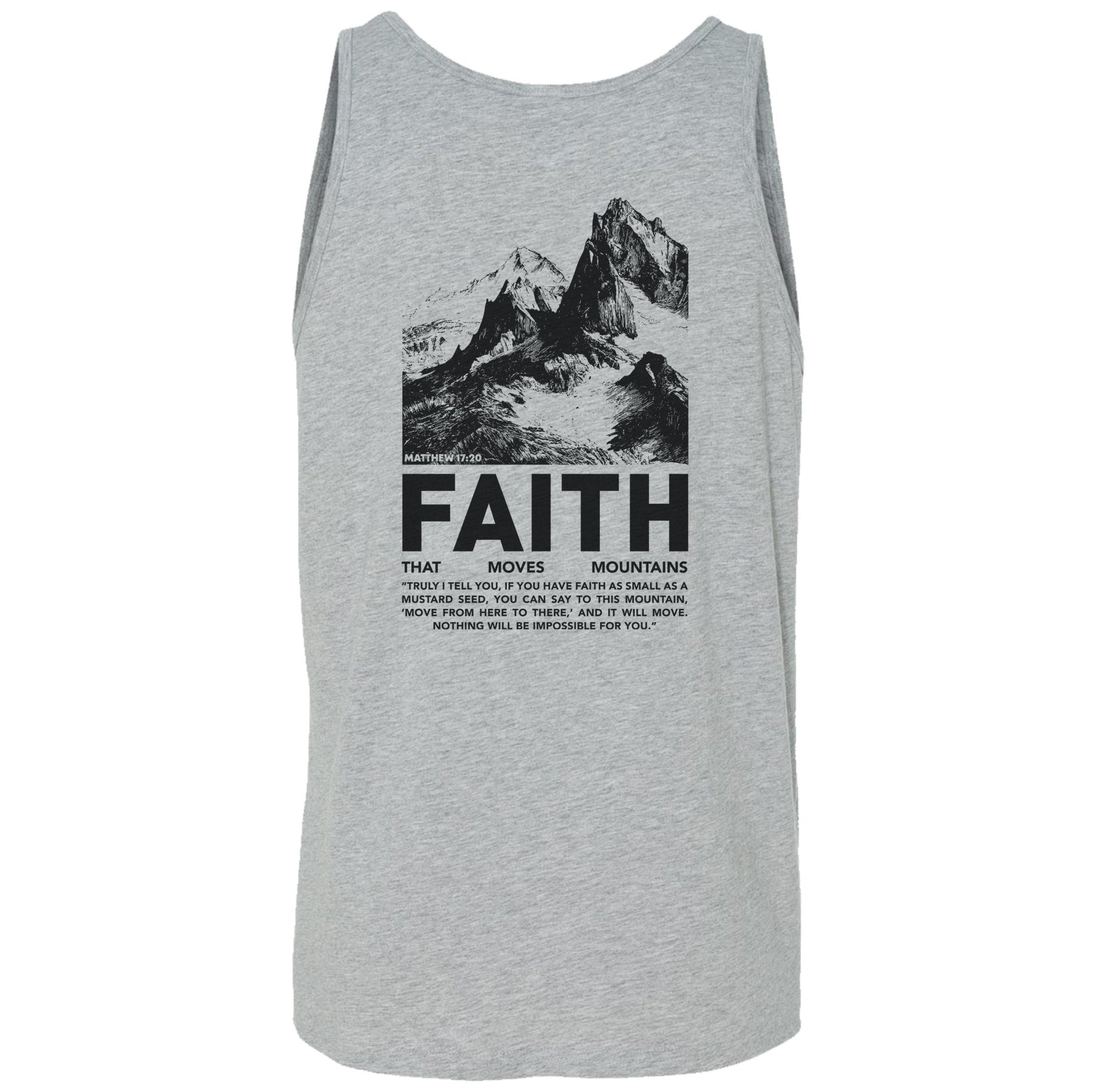 Faith Moves Mountains Tank - Small - Tank