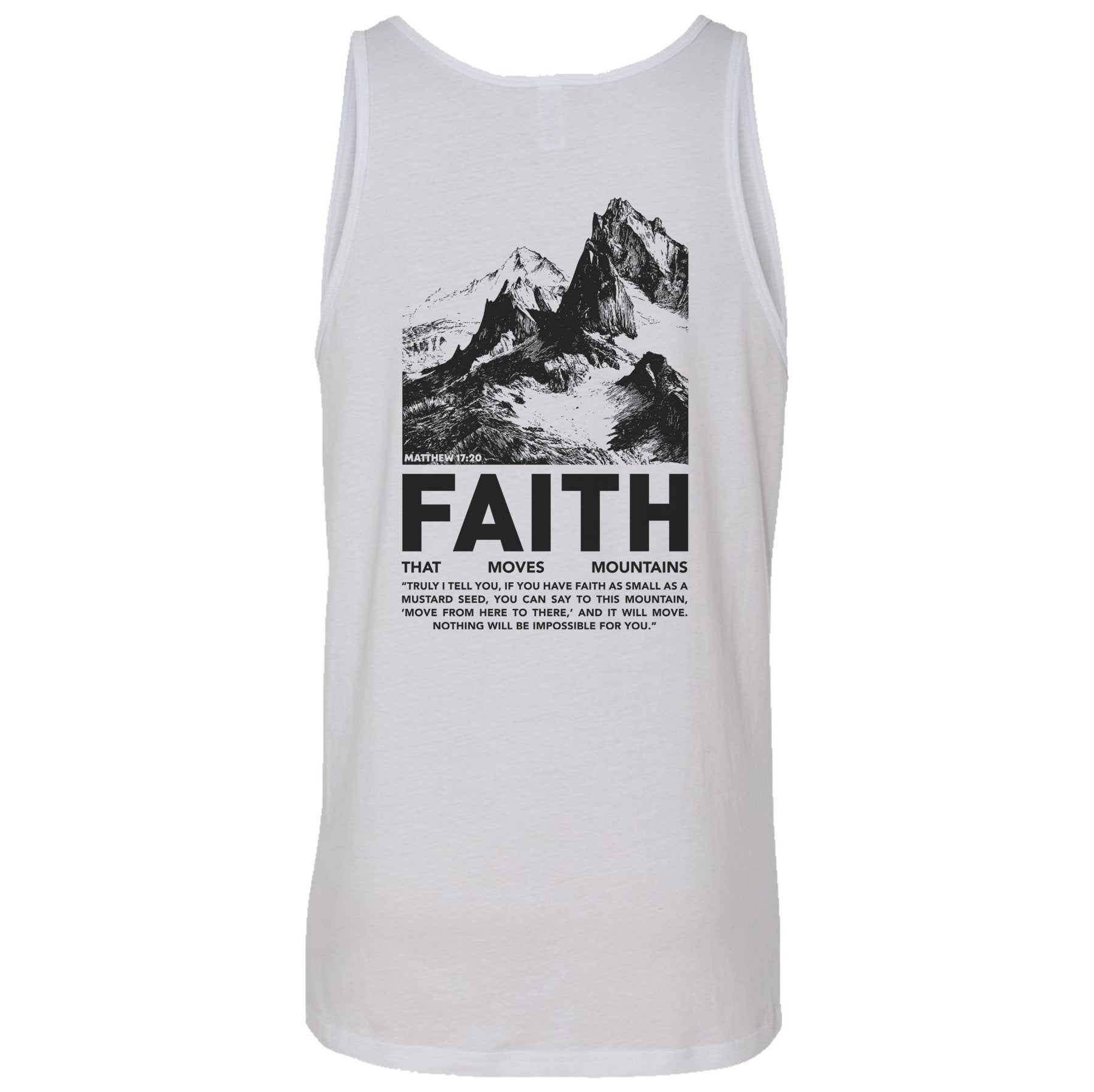 Faith Moves Mountains Tank - Small - Tank