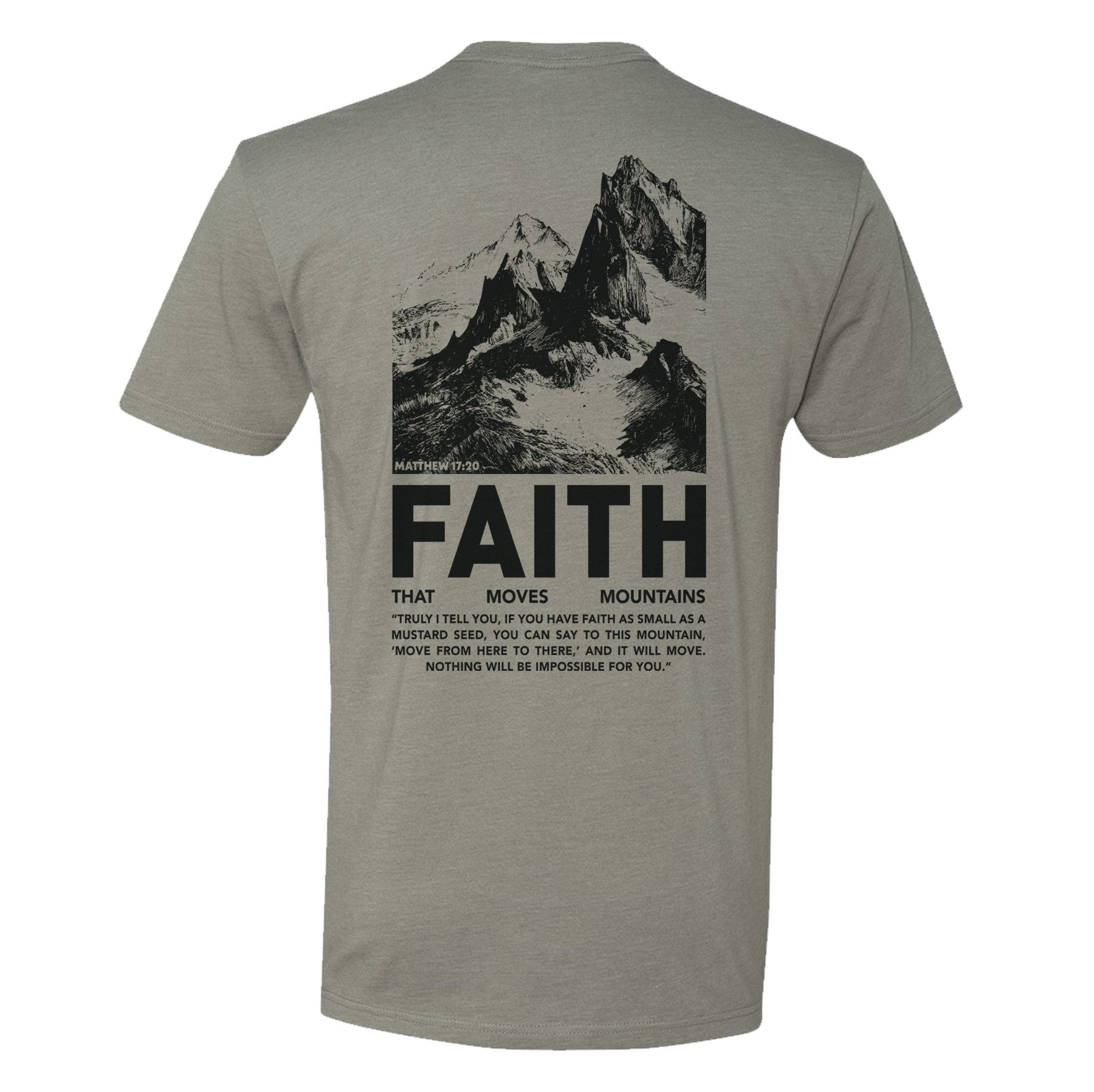 Faith Moves Mountains Tee - Small - Shirt