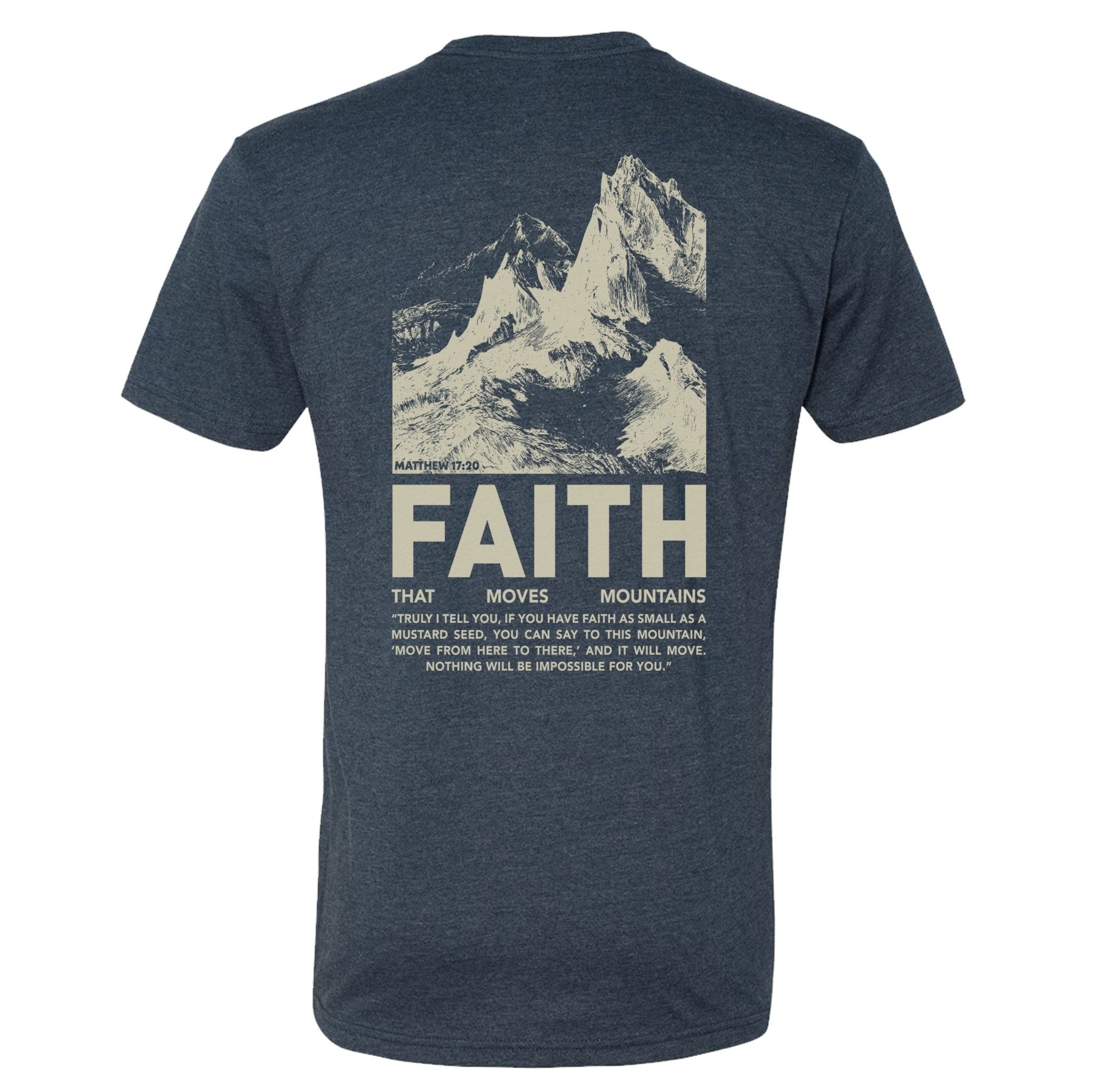 Faith Moves Mountains Tee - Small - Shirt