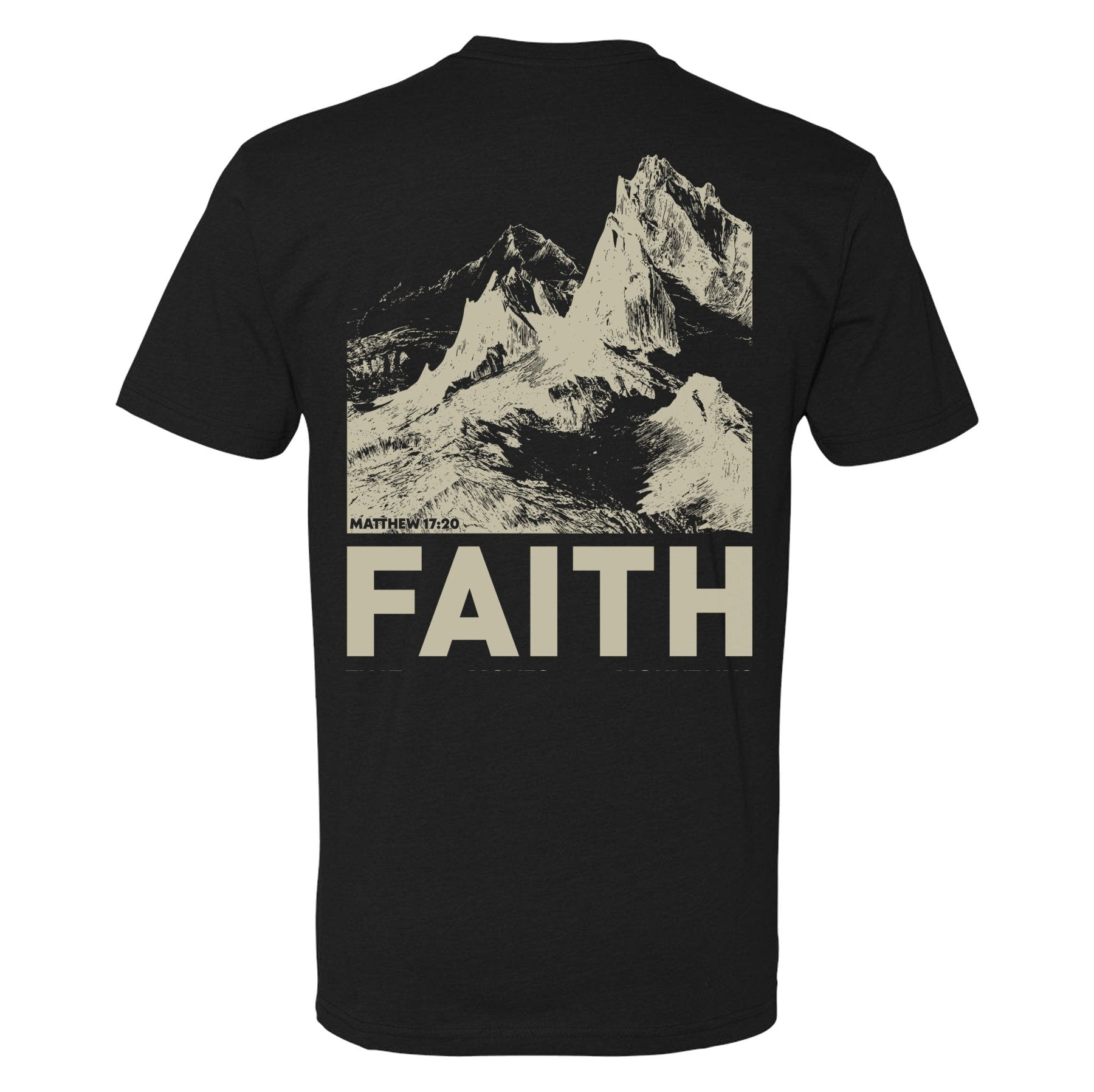 Faith Moves Mountains Tee - Small - Shirt