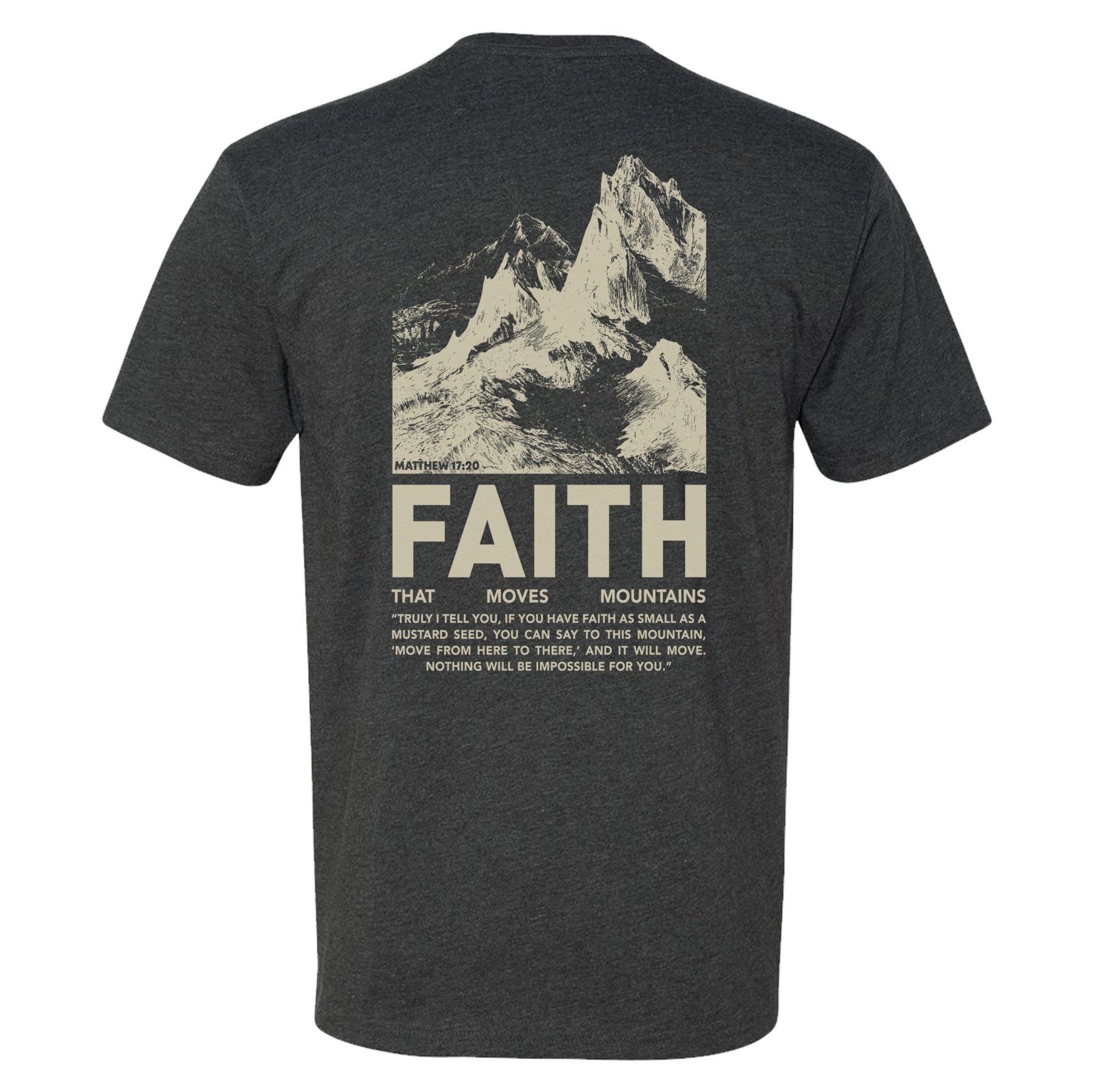 Faith Moves Mountains Tee - Small - Shirt