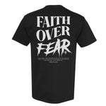 Faith Over Fear Grunge Heavyweight Tee - Small - Shirt