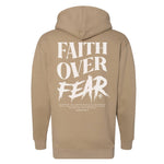 Faith Over Fear Grunge Hoodie - Small - Hoodie