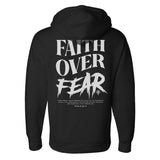Faith Over Fear Grunge Hoodie - Small - Hoodie