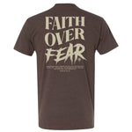 Faith Over Fear Grunge Tee - Small - Shirt