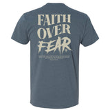 Faith Over Fear Grunge Tee - Small - Shirt