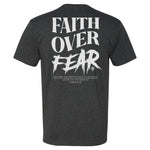 Faith Over Fear Grunge Tee - Small - Shirt