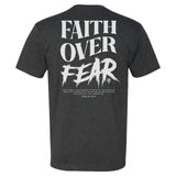 Faith Over Fear Grunge Tee - Small - Shirt