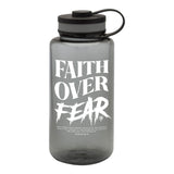 Faith Over Fear Grunge Water Bottle - 38oz - Water Bottle