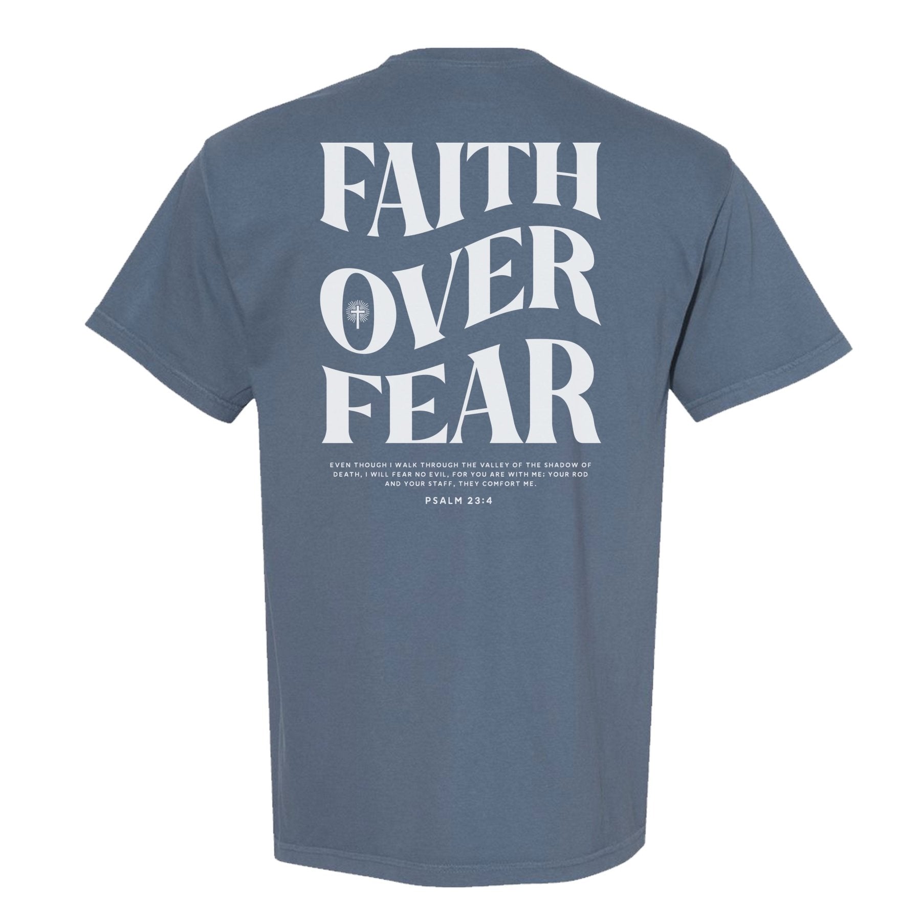 Faith Over Fear Tradition Heavyweight Tee - Small - Shirt