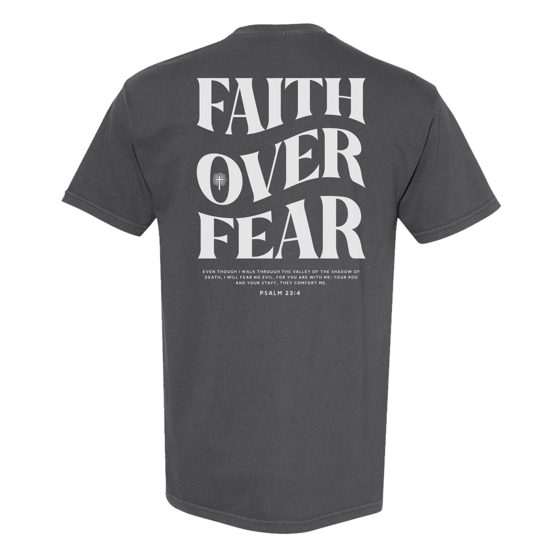 Faith Over Fear Tradition Heavyweight Tee - Small - Shirt
