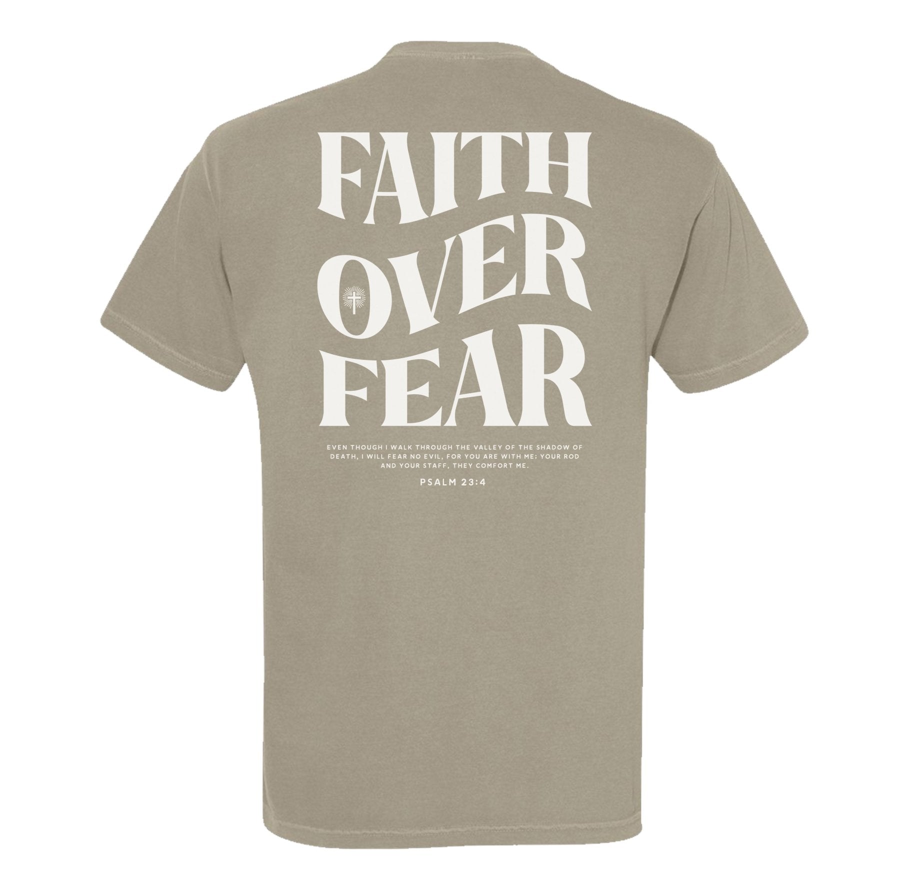 Faith Over Fear Tradition Heavyweight Tee - Small - Shirt