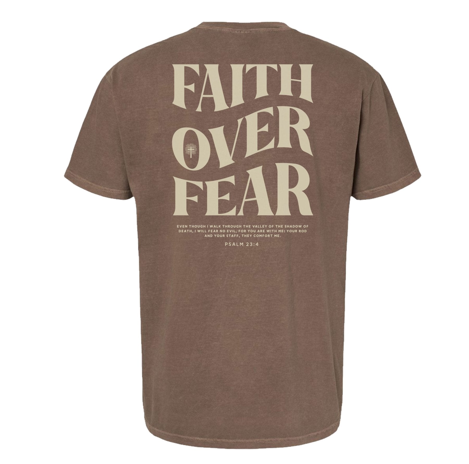 Faith Over Fear Tradition Heavyweight Tee - Small - Shirt