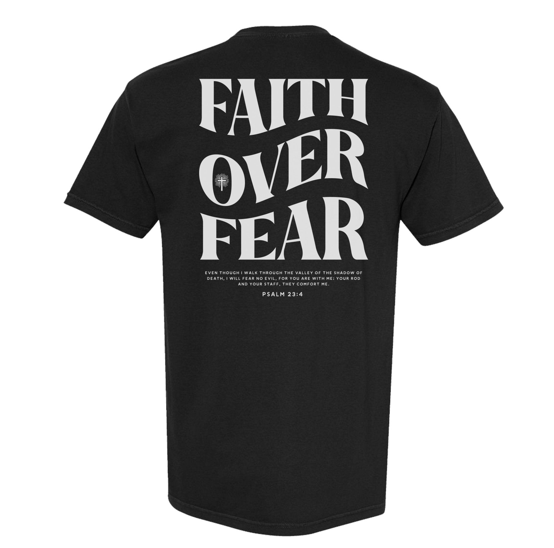 Faith Over Fear Tradition Heavyweight Tee - Small - Shirt