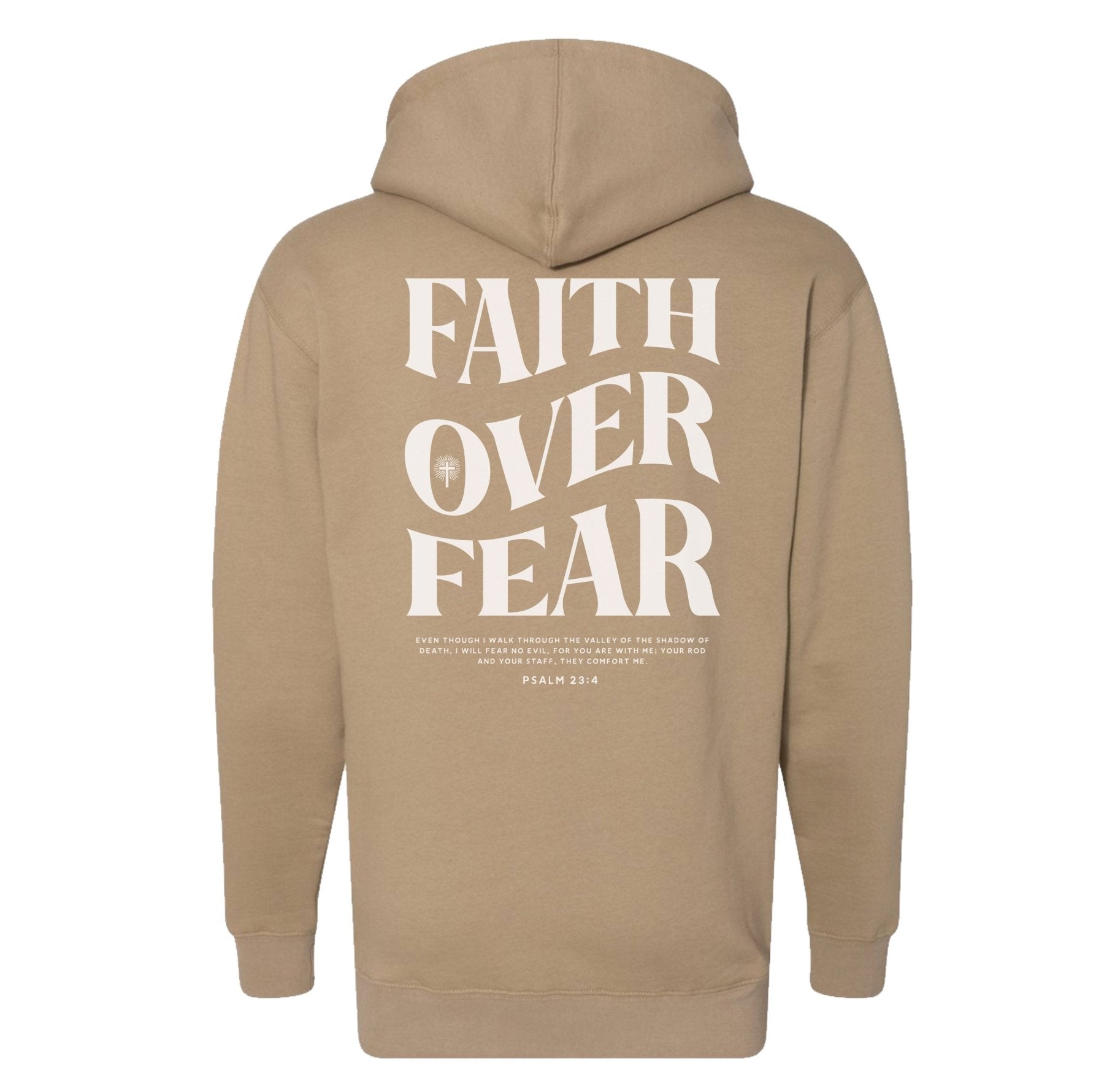 Faith Over Fear Traditional Hoodie - Small - Hoodie
