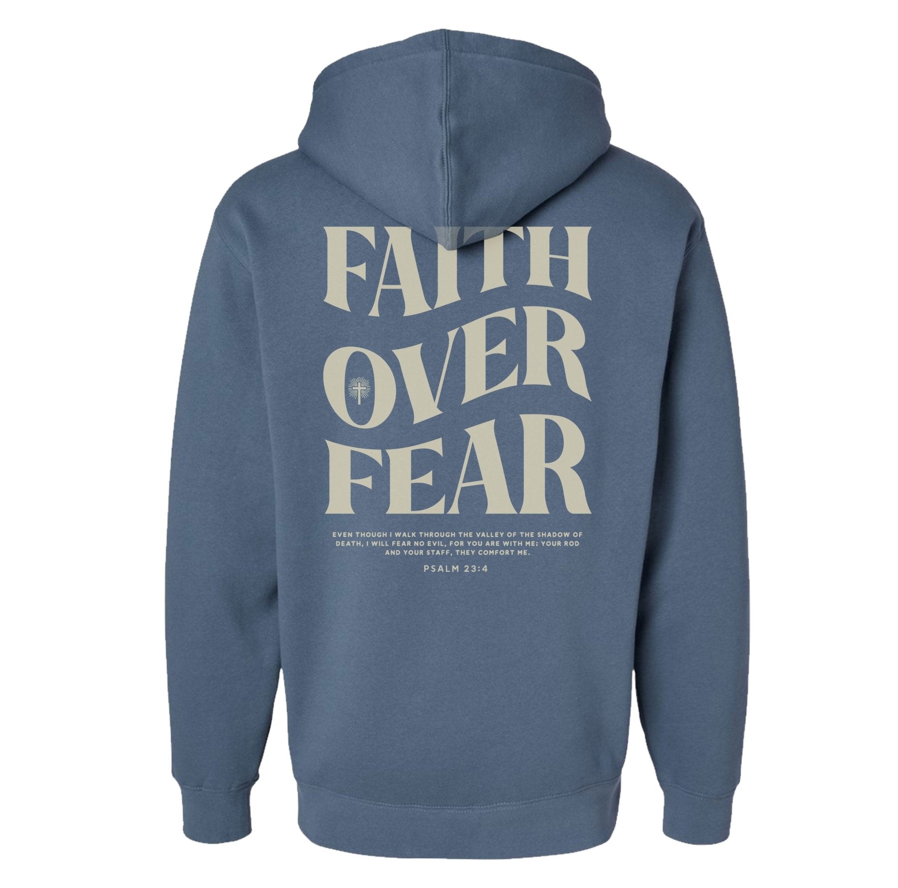 Faith Over Fear Traditional Hoodie - Small - Hoodie
