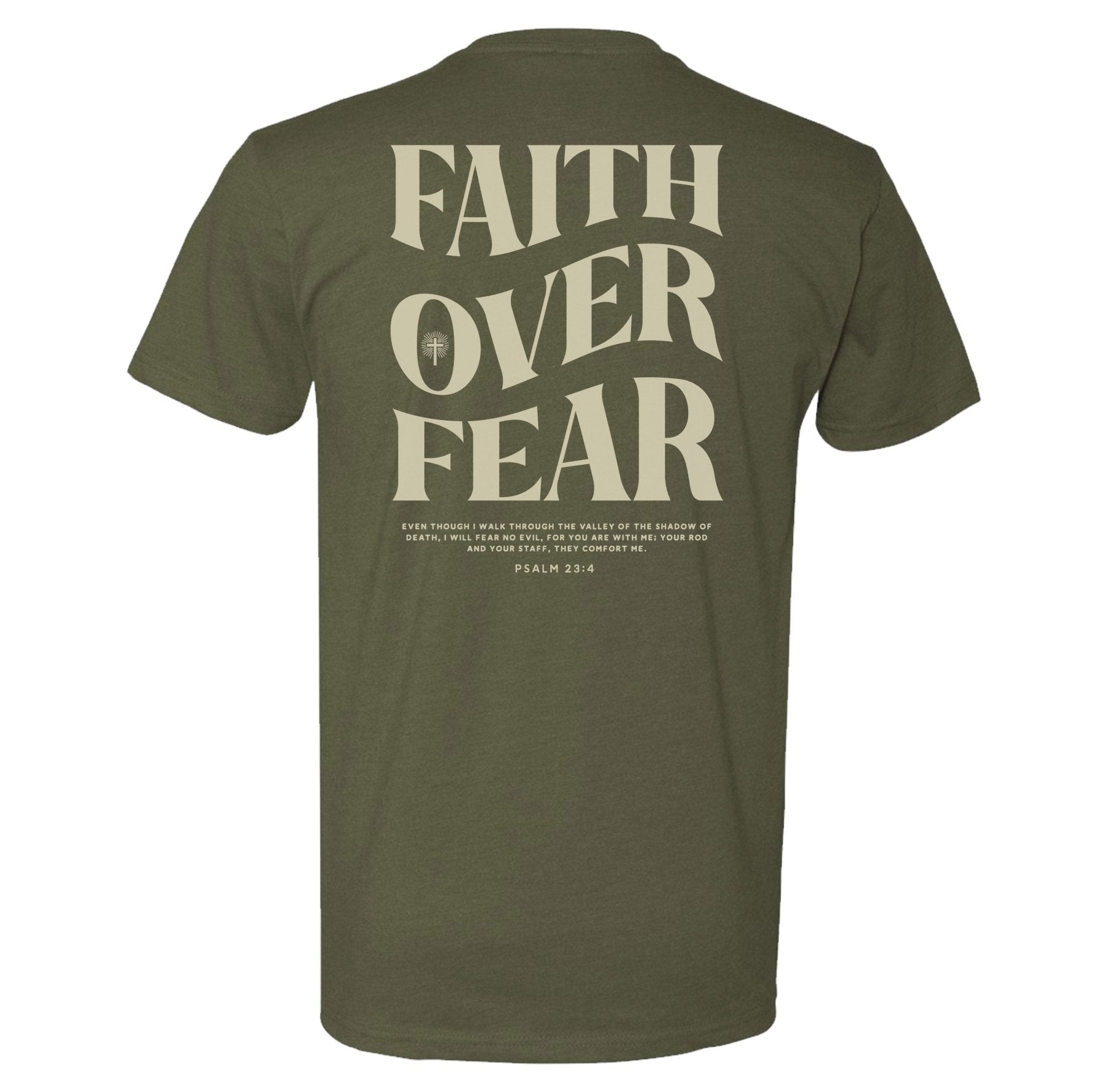 Faith Over Fear Traditional Tee - Small - Shirt