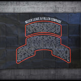 Fallen Ranger Scroll Flag - 3' by 5' - Flag