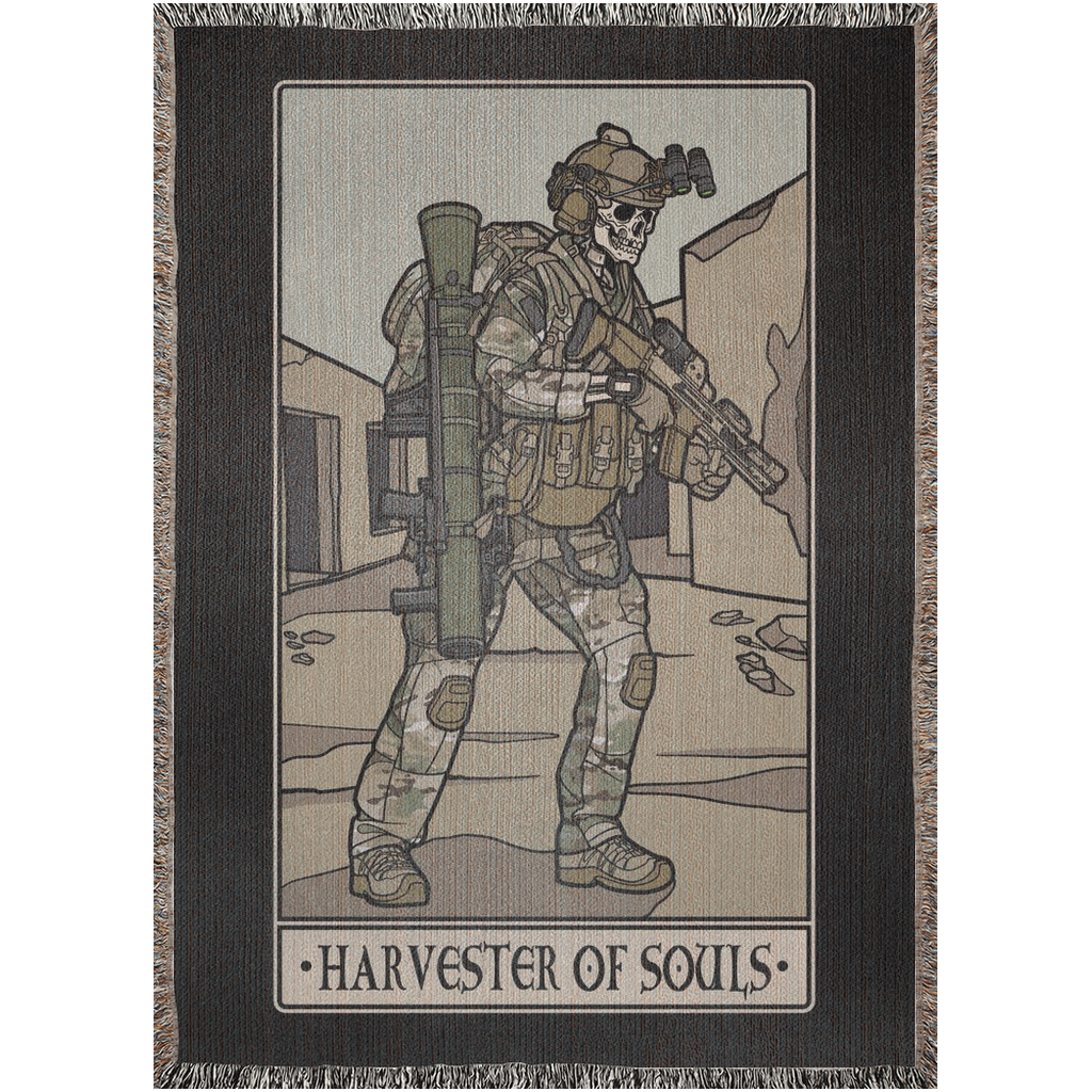 Harvester of Souls Woven Blanket