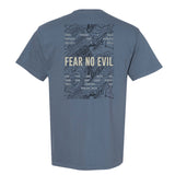 Fear No Evil Topographic Heavyweight Tee - Small - Shirt