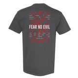 Fear No Evil Topographic Heavyweight Tee - Small - Shirt