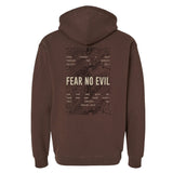 Fear No Evil Topographic Hoodie - Small - Hoodie