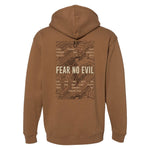 Fear No Evil Topographic Hoodie - Small - Hoodie