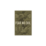 Fear No Evil Topographic Stickers - 4" - Sticker