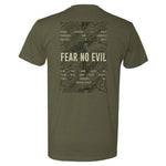 Fear No Evil Topographic Tee - Small - Shirt