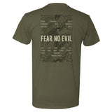 Fear No Evil Topographic Tee - Small - Shirt