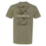 Fear No Evil Topographic Tee - Small - Shirt