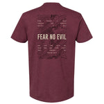 Fear No Evil Topographic Tee - Small - Shirt